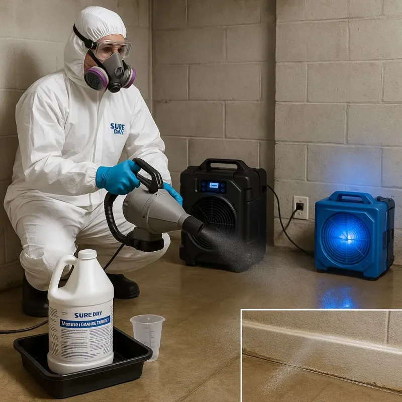 Sanitization and Odor Removal process in James City, NC