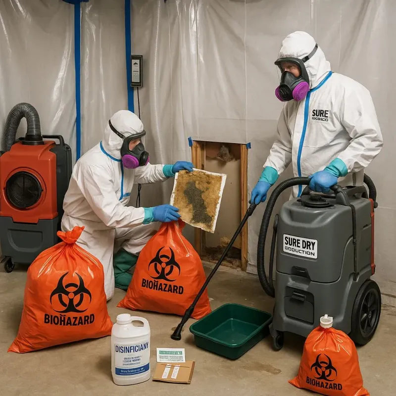 Contaminated Water Handling Protocols process in James City, NC