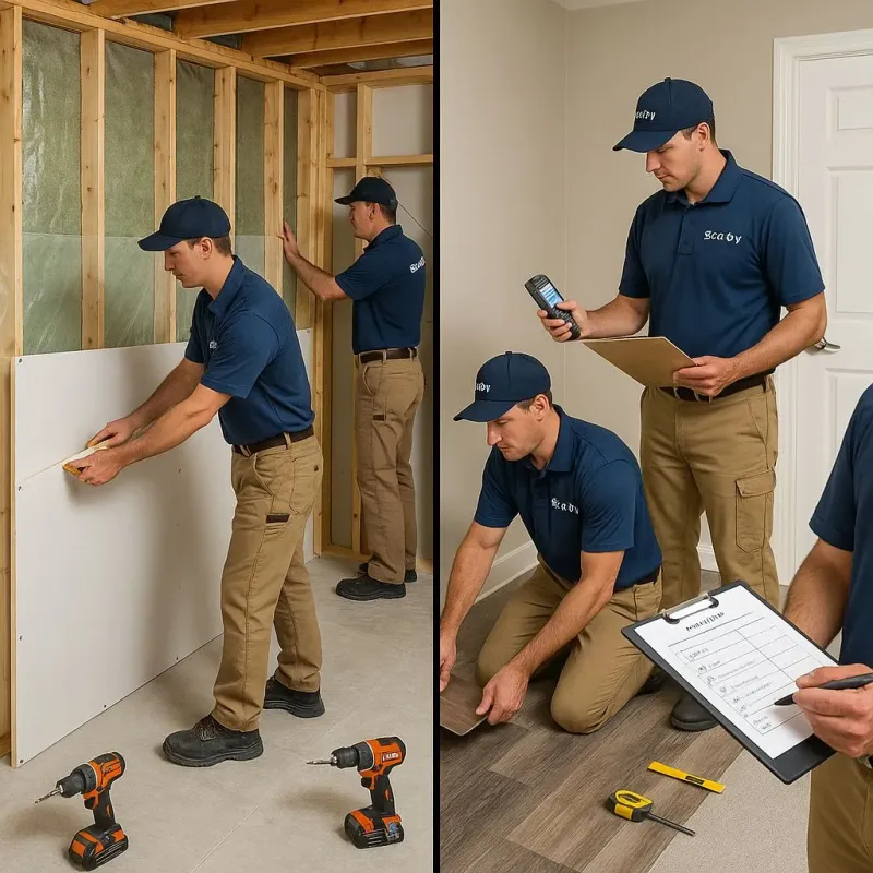 Repairs and Reconstruction process in James City, NC